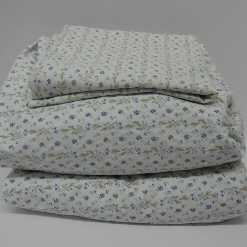 Ralph Lauren Queen Sheets Spring Blue Floral 3 Set